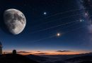 Céu de setembro terá ocultações de planetas pela Lua e movimentos retrógrados